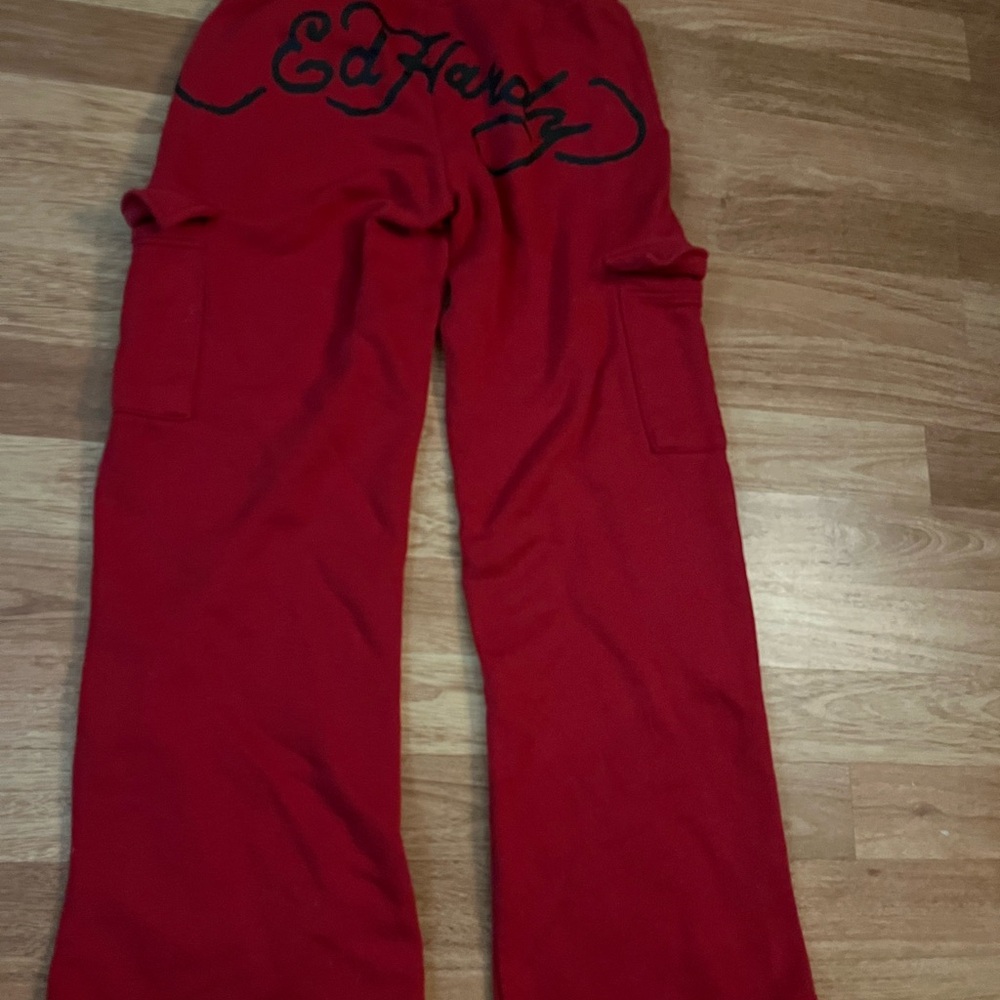 Ed Hardy Vibrant Red Lounge Pants